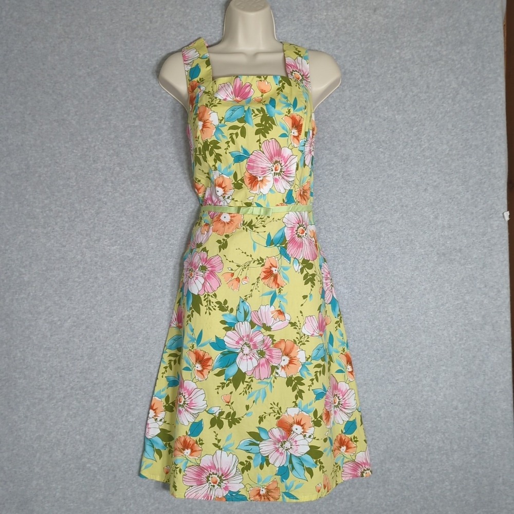 Rabbit Rabbit Rabbit Design Easter Floral Dress Midi Fit Flare 8 Pastel Spring